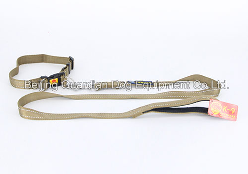 Army Professional Leash for Police with collar, Steel Hook